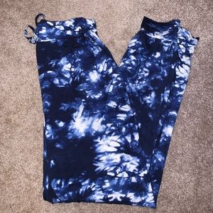 Tie dyed joggers